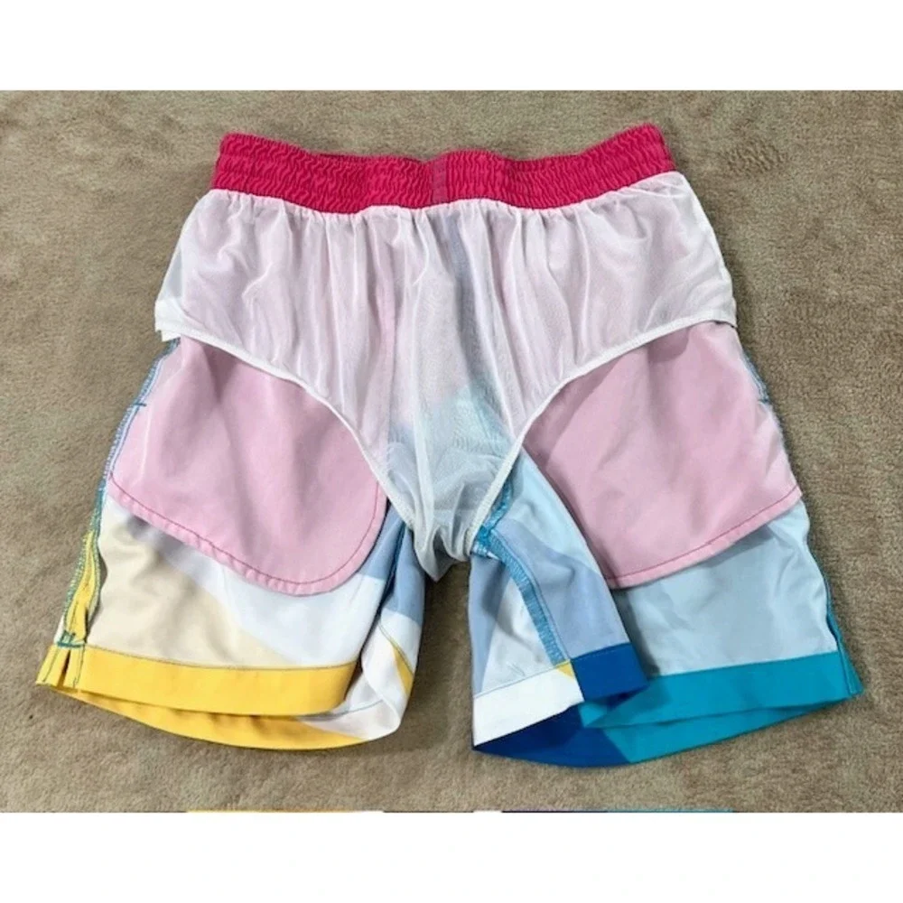 Chubbies Mens Shorts size Small Lined Multicolor 5.5